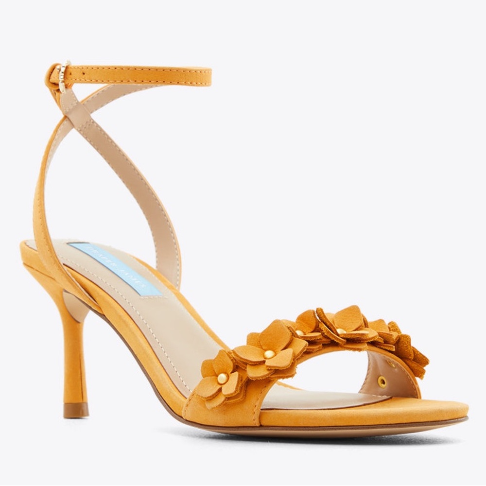 Draper James Floral Heeled Sandals - Alice Size 8 New